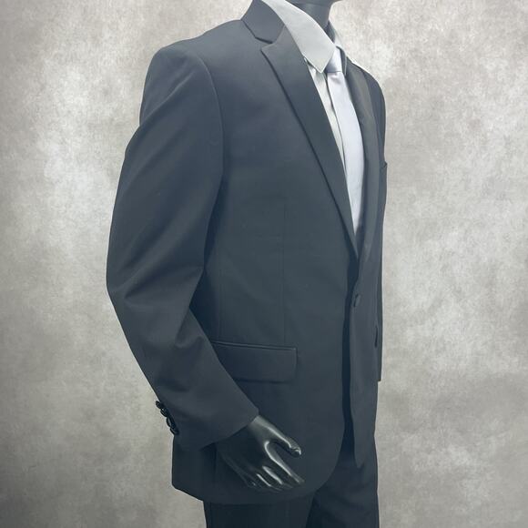 Jos A Bank Travelers Men’s 42R Black Tuxedo Dinner Jacket Tailored Fit $795 NWT - Picture 4 of 9